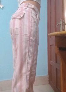 Striped Wide Leg Pants