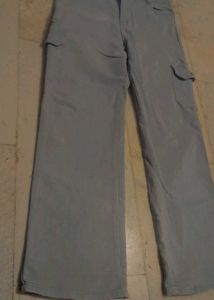 Grey Cargo Pants