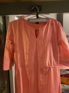 Peach Kurta