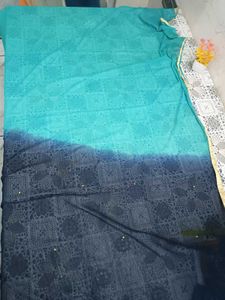 Georgette Fabric Suit Salwar Carton Silk