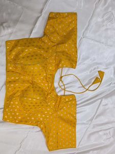 Mango Yellow Readymade Blouse