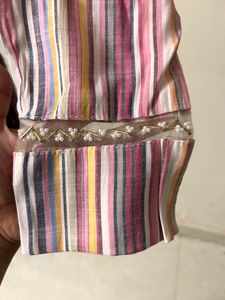 Rayon Kurta And Pant Set