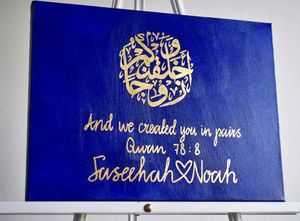 Wedding Customized Calligraphy