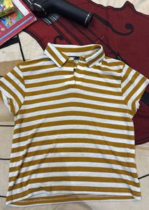 Collared Cropped Top