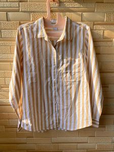 Striped Button-Down Shirt
