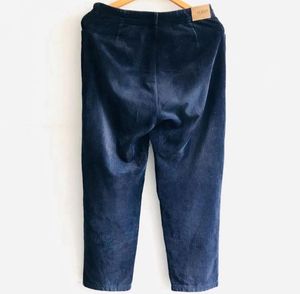Navy Corduroy Pants