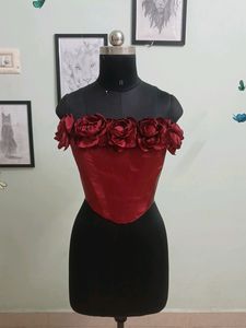 Unique Rose Corset Top