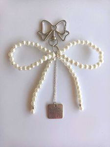 Pearl Bow Keychain