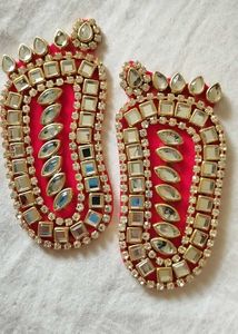 Handmade Lakshmi Feet Idol