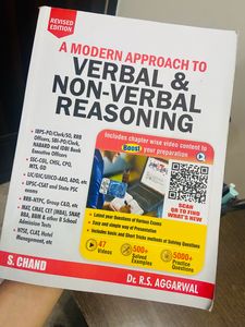 Modern Approach Verbal &amp; Nonverbal Reasoning SSC