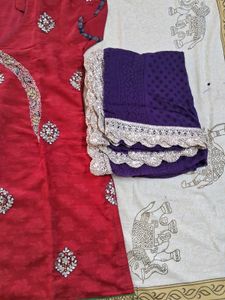 Party Wear Kurti Dupatta Set