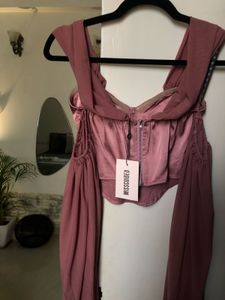 Missguided Top With Tags