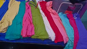 3 Or 4 Time Used Colorful Peticoat (Set Of 12)