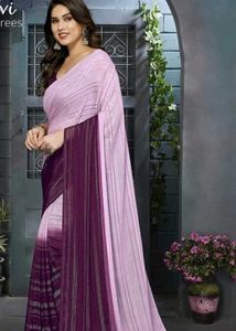 Elegant Striped Saree