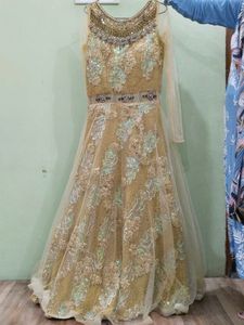 Elegant Embroidered Gown