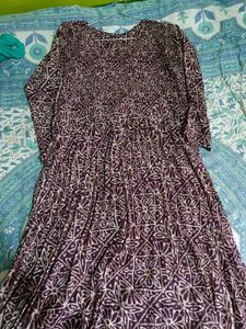 Printed Ethnic Dress