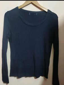Navy Blue Winter Top For Girl Or Woman 34 Bust