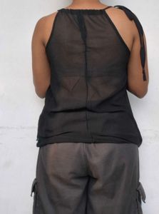 Elegant Black Sleeveless Top