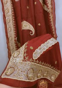 Wedding Heavy Bridal Lehnga - Maroon Color