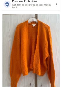 Orange Cardigan