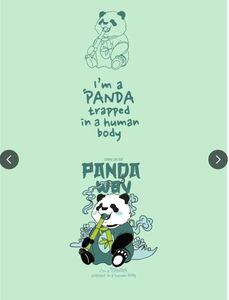 Panda Oversized Tshirt