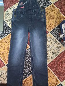 Girl&#39;s Denim Overalls