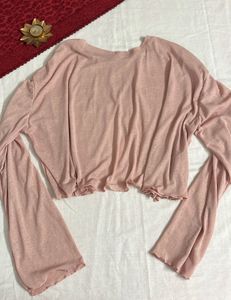 Nude Full Sleeves Top
