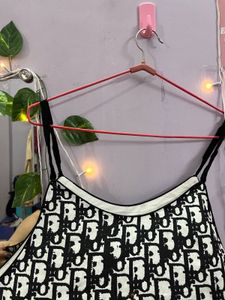 Black Dior Top