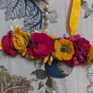 Floral Haldi Jewelry Set