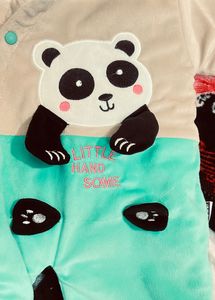 velvet baby romper
