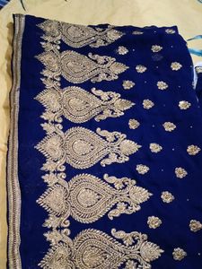 Blue Saree 💕