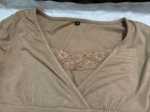 beige with a warm nude undertone 🤎 colour Long Sl