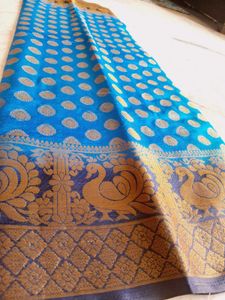 New Blue Saree