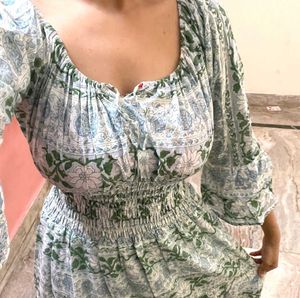 Womens Party Wear Long Frock Dress