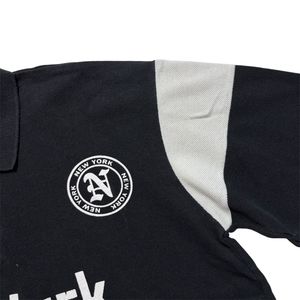 Oversized Balck Polo T-shirt