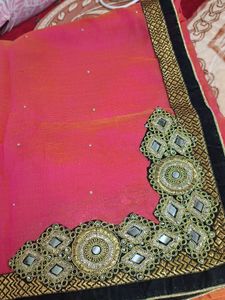 Elegant Pink Saree