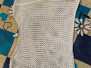 White Crochet Top