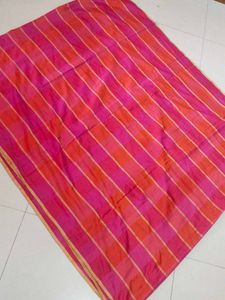 Pink Semi Silk Saree