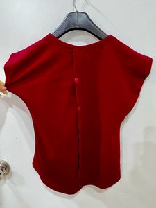 Maroon Top - Size S