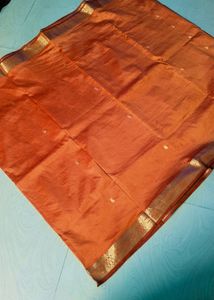 Orange Colour Pure Kanchi Pattu Saree
