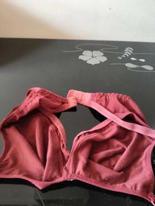 Comfortable Maroon Bra