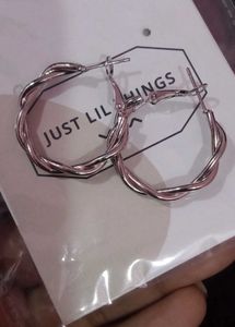 Silver Plated Hooped Earrings