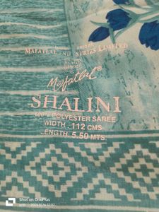 Floral Blue Saree