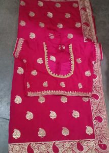 A New Beautiful Rose Colour Chiffon Saree 🤩💖