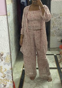 Pink Floral 3 Co-ord Set
