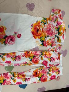 Modestouze attire Floral Kurta Set New Unwashed