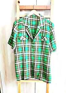 Green Colour Shirt Size-36