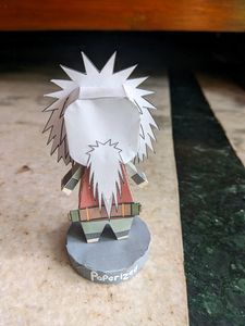 Anime Naruto Shippuden Jiraya Chibi Paper Figurine