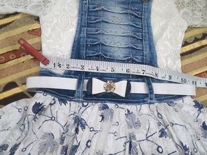 👗Dungaree frock dress