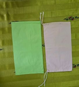 Pink &amp; Green Small Round Pillow or Bolster Covers
